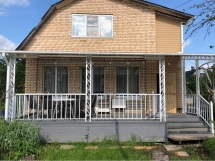 Навес веранда на сваях