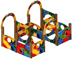 Лабиринт Кубик 2 (граффити) МФ 20.01.02-10, фото 2