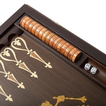 Нарды Сенеж "Держава" большие, венге