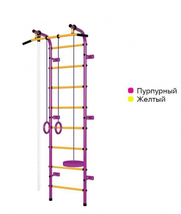 Спортивный комплекс Пионер С1Р пупрурно/жёлтый, фото 1