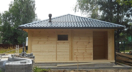 Навес для машин с хозблоком НИКОЛИНО Премиум комплектация, фото 4