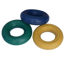 Эспандер кольцо нагрузка 40-45кг d-80мм ребристо-гладкий Цветной