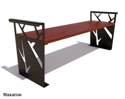 Скамейка уличная Березка, Сосна 1,2 м, фото 3 Скамейка уличная Березка, Сосна 1,2 м, фото 3
