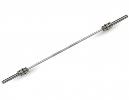Прямой усиленный гриф Barbell MB-BarM50-2200O, олимпийский замок, до 350 кг