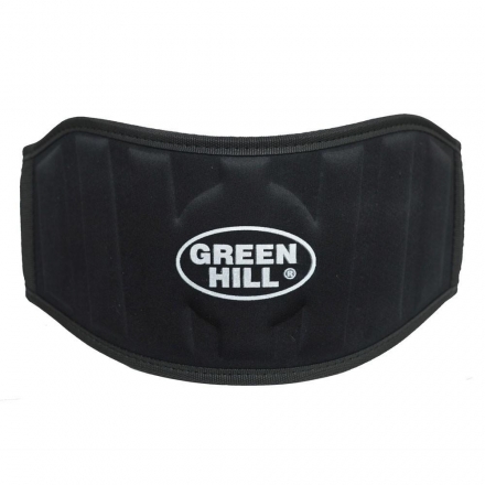Пояс тяжелоатлетический &quot;GREEN HILL&quot;, размер XXL (дл. 120 см), черный, фото 1