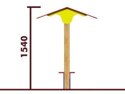 Навес для песочницы 05301.21 для детской площадки, фото 2