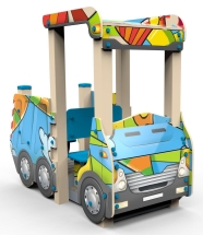 Машинка с прицепом, паттерн "Фэнтази" МД036.00.02.17 Машинка с прицепом, паттерн "Фэнтази" МД036.00.02.17