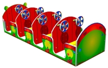 Игровой макет Машинка Гусеничка ИМ244 для детских площадок