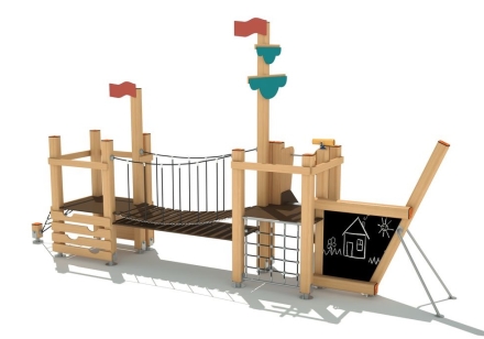 Игровой комплекс ДГ-33 от 3 лет для детской площадки Сосна, фото 1