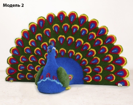 Топиари павлин Радужный Модель 1- газон Eco, фото 4