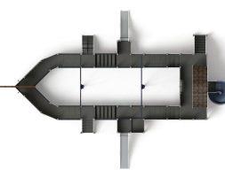 Детская игровая площадка Флагман (Летучий голландец) (винтовой скат) ДИК 2.03.3.03-11, фото 5