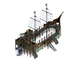 Детская игровая площадка Флагман (Летучий голландец) (винтовой скат) ДИК 2.03.3.03-11, фото 4