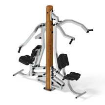 Тренажер тяга верхняя + жим от груди (лиственница темный) СТ 027-Л.И3.01 Тренажер тяга верхняя + жим от груди (лиственница темный) СТ 027-Л.И3.01