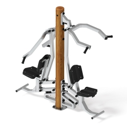 Тренажер тяга верхняя + жим от груди (лиственница темный) СТ 027-Л.И3.01, фото 4