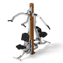 Тренажер тяга верхняя + жим от груди (лиственница темный) СТ 027-Л.И3.01, фото 3