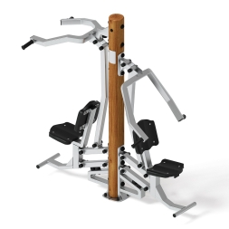 Тренажер тяга верхняя + жим от груди (лиственница темный) СТ 027-Л.И3.01, фото 2