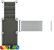 Горка с домиком - ИО 41.01.05-03 - (Граффити) H=900