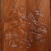 Нарды Сенеж "Георгий Победоносец" махагон