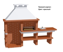 Печь Аристократ 814 Прямоугольный кирпич красный Печь Аристократ 814 Прямоугольный кирпич красный