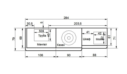 Мангал с казаном Обелиск, фото 2