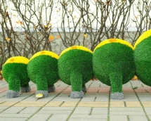 Топиари гусеница Лика, h=160см - газон Есо