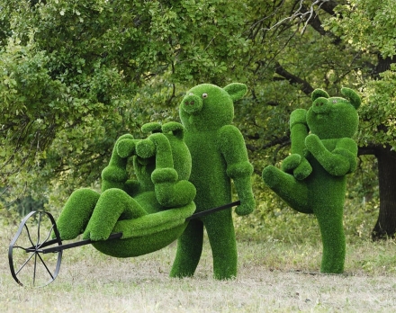 Топиари композиция бригада Хрю - газон Eco, фото 1