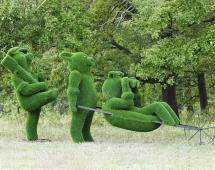 Топиари композиция бригада Хрю - газон Eco Топиари композиция бригада Хрю - газон Eco