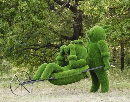 Топиари композиция бригада Хрю - газон Eco, фото 2