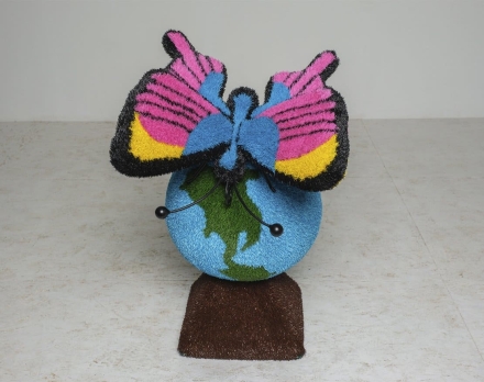 Топиари композиция бабочка Луиза на земном шаре - газон Eco, фото 3