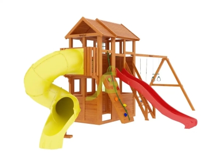 Детская площадка IgraGrad Клубный домик 3 с трубой, фото 1