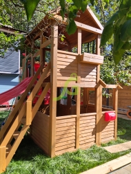 Детская площадка IgraGrad Клубный домик 3 с трубой, фото 7