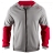 Олимпийка Hayabusa Wingback Hoodie Grey/Red
