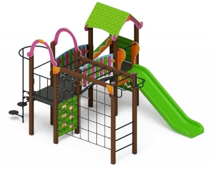 Детская игровая площадка Лукоморье ДИК 2.25.06-11 H=1200, фото 2