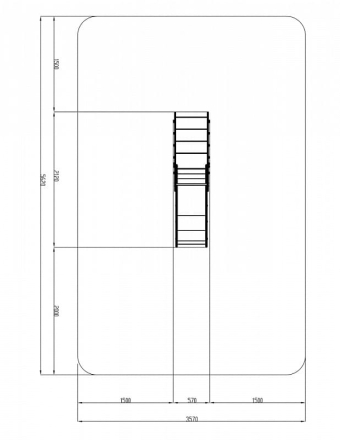 Горка мини - ИО 41.01.09-01 - (Граффити) H=750, фото 6