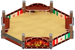 Песочница восьмигранная Карнавал (Шапито) - ИО 5.01.04-20, фото 4