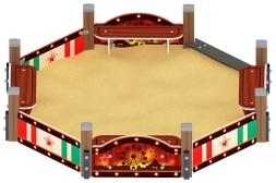 Песочница восьмигранная Карнавал (Шапито) - ИО 5.01.04-20, фото 2