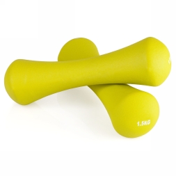 Гантель  неразборная 1,5 кг неопрен  , фото 2