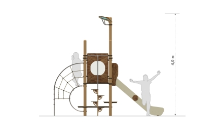 FUN-terra Игровой комплекс ЭКО-04 детский, фото 4
