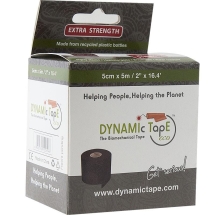 Тейп динамический Dynamic Tape ECO, арт. DT50TTEB, шир. 5 см, дл. 5 м, черный/серое тату