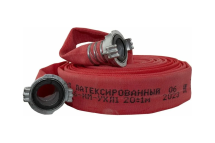 Рукав пожарный напорный Русарсенал &quot;Латексированный&quot; РПМ(Д)-150-1,2-М-УХЛ1 с головками ГР-150 ал. (20±1м) 207018