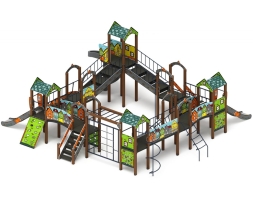 Детская игровая площадка Остров детства (Город) H=1200 H=2000 ДИК 2.01.8.02-01, фото 3