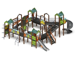 Детская игровая площадка Остров детства (Город) H=1200 H=2000 ДИК 2.01.8.02-01, фото 2