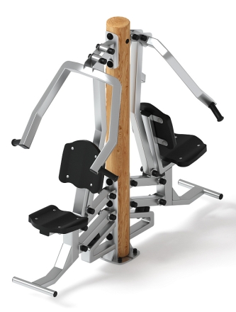 Тренажер жим от груди двойной (лиственница) СТ 030-Л.И3, фото 1