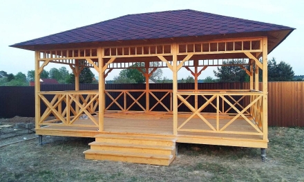 Прямоугольная беседка БОЛЬШАЯ ЕВРОПА, фото 24