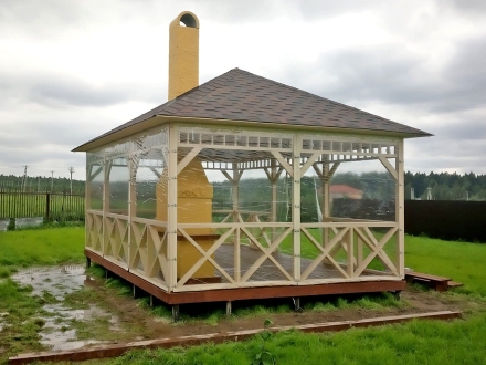 Прямоугольная беседка БОЛЬШАЯ ЕВРОПА, фото 22