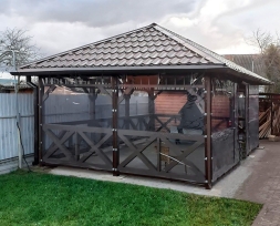 Прямоугольная беседка БОЛЬШАЯ ЕВРОПА, фото 18 Прямоугольная беседка БОЛЬШАЯ ЕВРОПА, фото 18