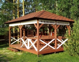 Прямоугольная беседка БОЛЬШАЯ ЕВРОПА, фото 16 Прямоугольная беседка БОЛЬШАЯ ЕВРОПА, фото 16