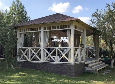Прямоугольная беседка БОЛЬШАЯ ЕВРОПА, фото 13