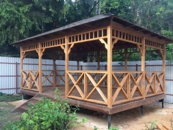 Прямоугольная беседка БОЛЬШАЯ ЕВРОПА, фото 12 Прямоугольная беседка БОЛЬШАЯ ЕВРОПА, фото 12