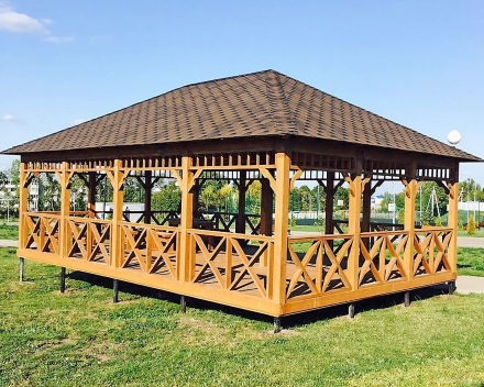 Прямоугольная беседка БОЛЬШАЯ ЕВРОПА, фото 2